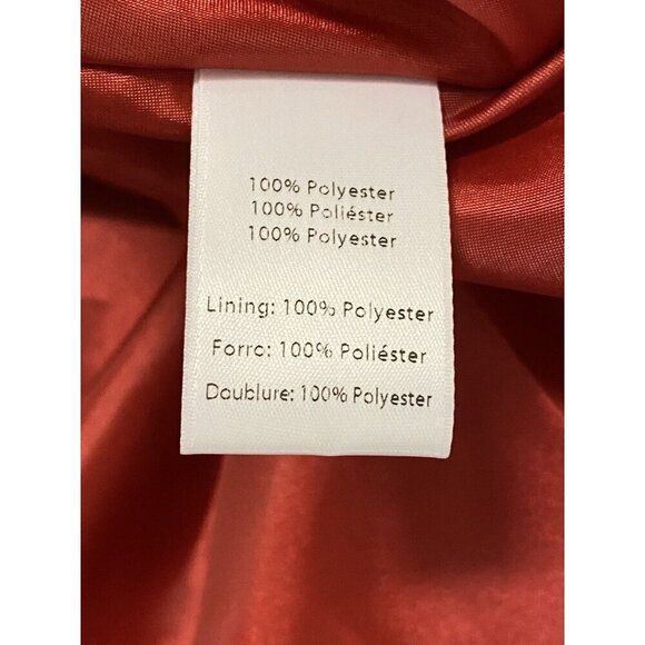 Autumn Adeigbo Sz 2 Dress Red Black Georgette Butterfly Luxury Designer Retro - Picture 7 of 12